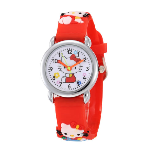 Hello Kitty Rubber Strap Watch