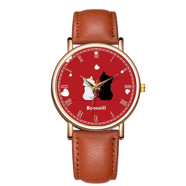 Cute Cats Design Watch