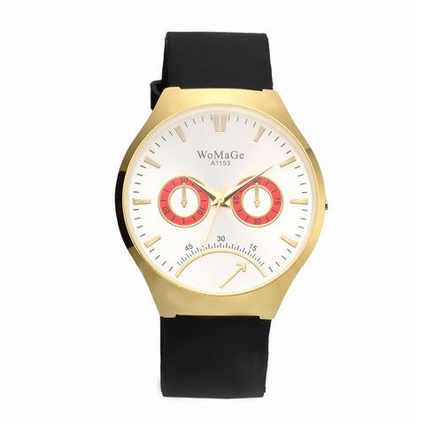 WoMaGe Golden Design Watch