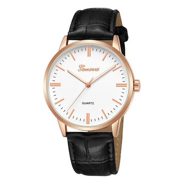 Casual Leather Design Watch