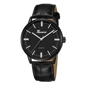 Casual Leather Design Watch